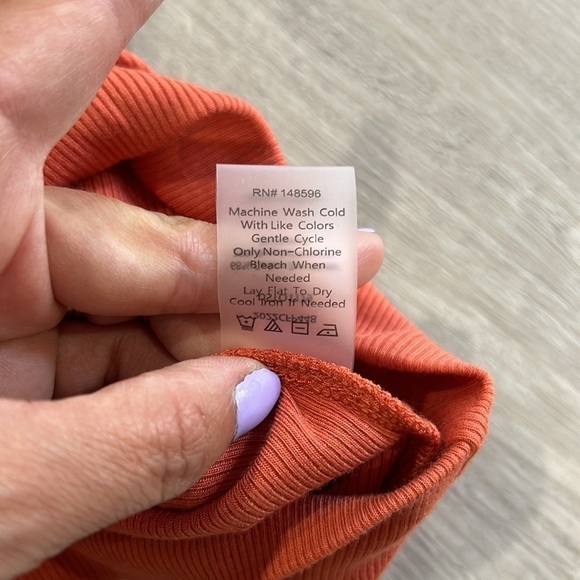 nwt // universal standard ribbed faux wrap top - Picture 5 of 7